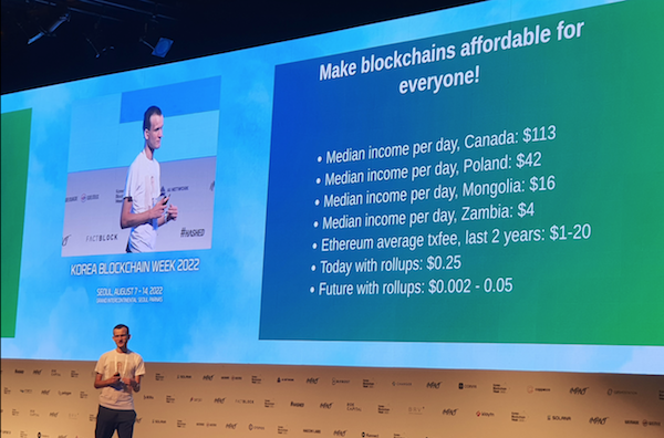 El cofundador de Ethereum, Vitalik Buterin, dice que las acumulaciones de zk significan que las criptomonedas finalmente se pueden usar para pagos nuevamente