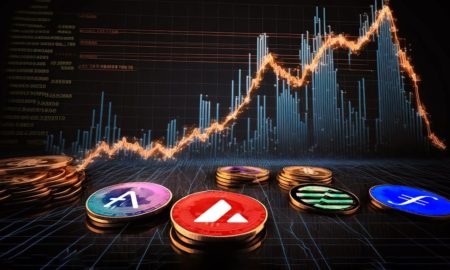 8 criptomonedas del top han subido uno por ciento  o más en las últimas horas