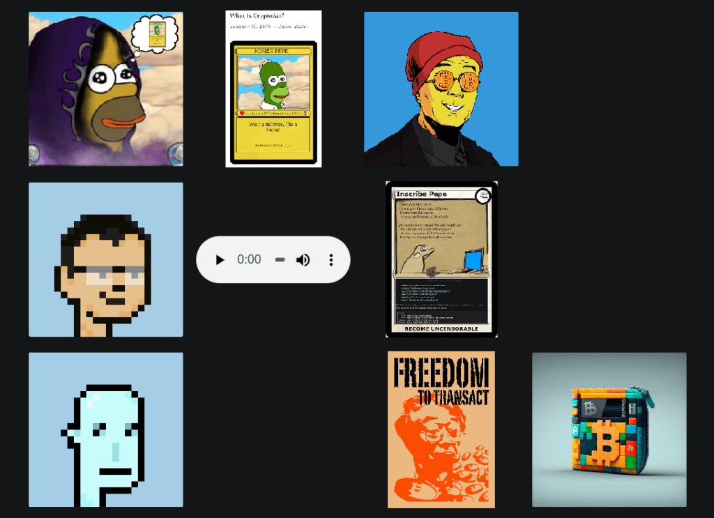 Material porno censurado en la página de ordinals