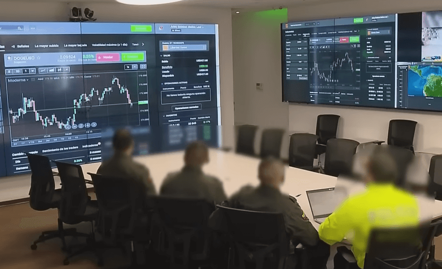 policía de Colombia estudiando caso con criptomonedas