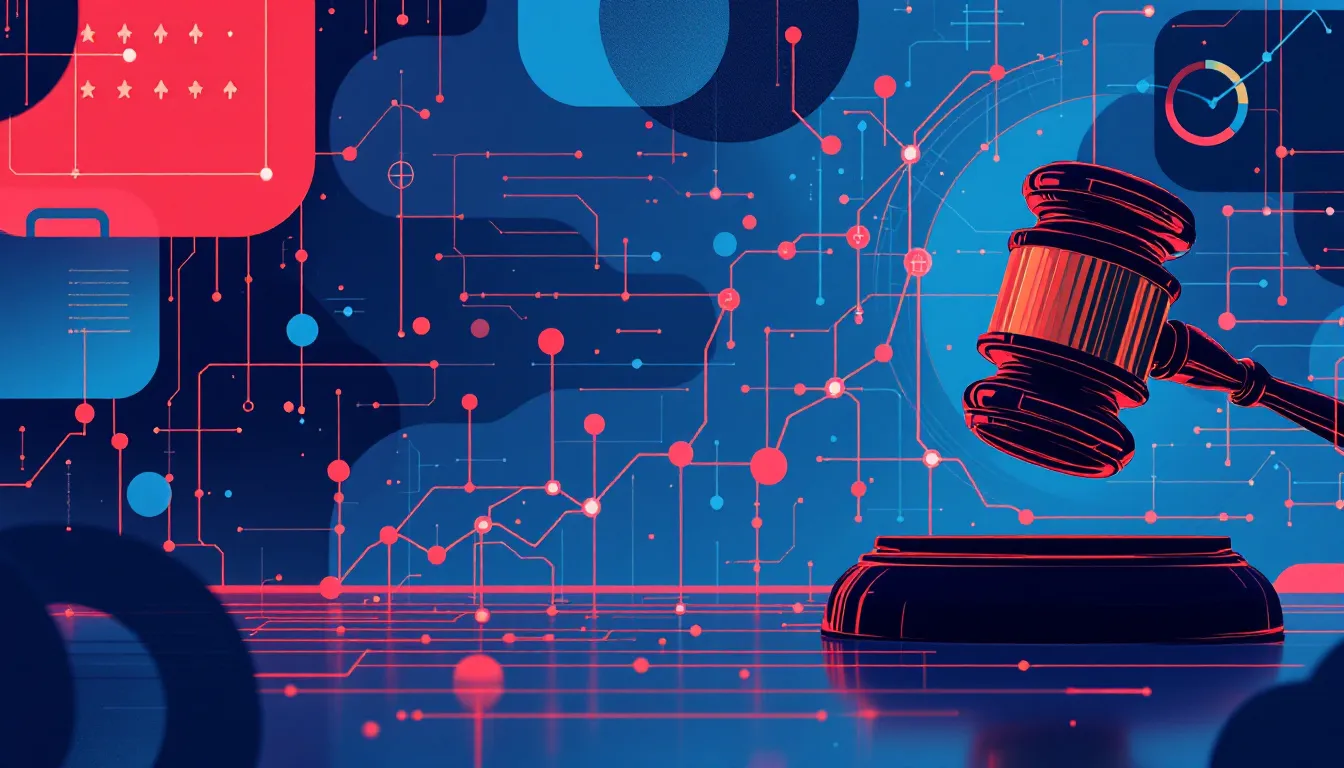 Ilustración conceptual sobre investigación regulatoria de mercados de predicción