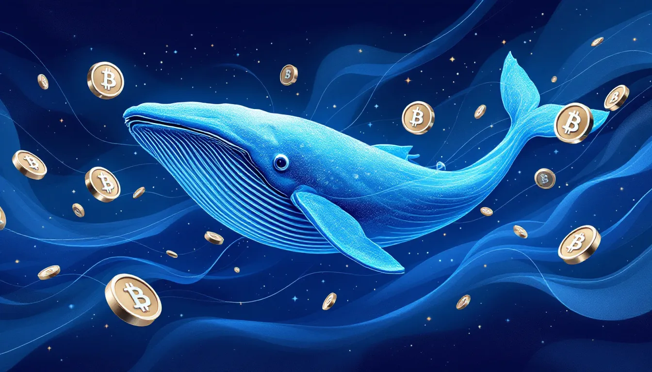 Ilustración conceptual de retiradas institucionales de criptomonedas desde exchanges