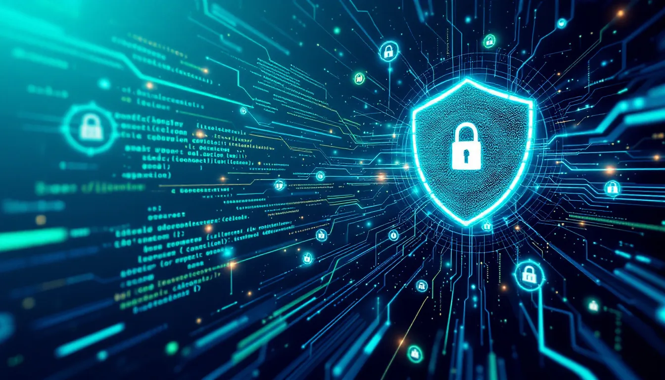 Ilustración conceptual de IA analizando código para detectar vulnerabilidades de seguridad